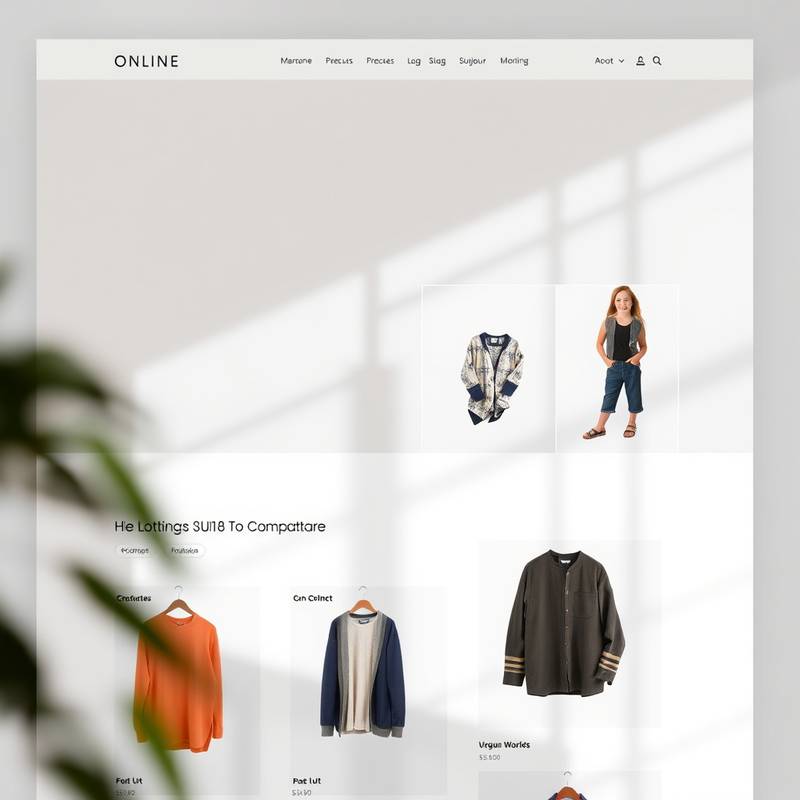 Diseño web para una tienda de ropa online.